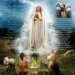 Our Lady of Fatima 8" Flickering LED Flameless Prayer Candle with Timer - 127905