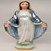 Our Lady of Grace 14" Pearlized Statue from Italy with Rhinestone Halo - 125371