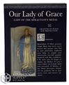 Our Lady of Grace 3.75" Statue with Prayer Card Set