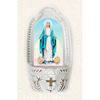 Our Lady of Grace 5-1/4 Inch Porcelain Holy Water Font