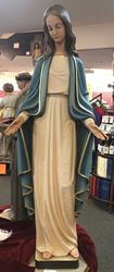 Our Lady of Grace 60" Full Color Fiberglass Statue from Italy