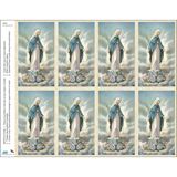 Our Lady of Grace Print Your Own Prayer Cards - 25 Sheet Pack