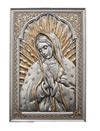 Our Lady of Guadalupe Pewter Colored Wall Plaque