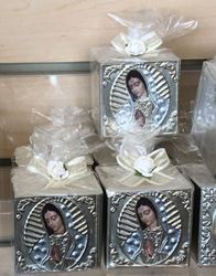 Our Lady of Guadalupe Cube Candle