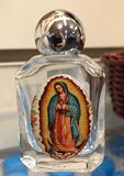 Our Lady of Guadalupe Glass Holy Water Bottle