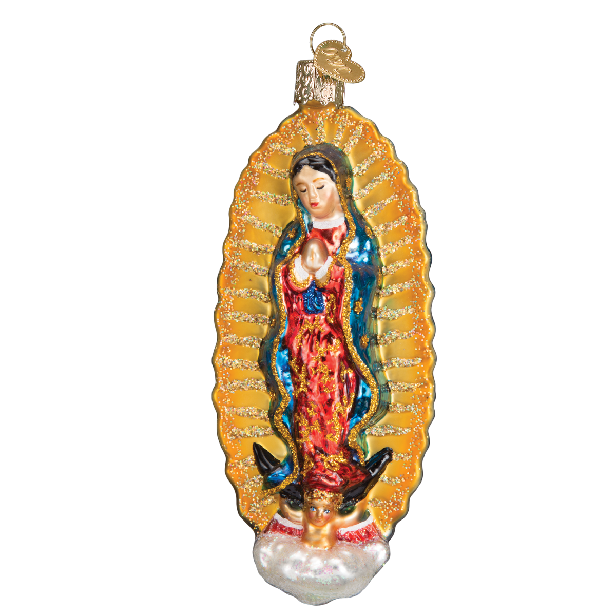 Our Lady of Guadalupe Glass Ornament