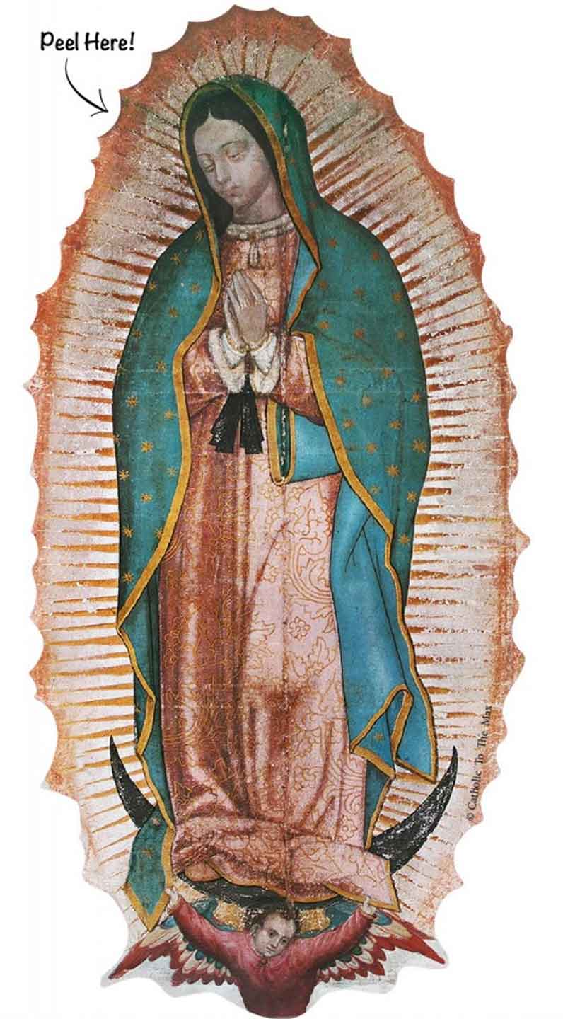 Our Lady of Guadalupe Indoor/Outdoor Decal Sticker