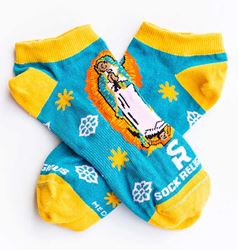 Our Lady of Guadalupe No Show Socks