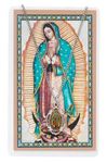 Our Lady of Guadalupe Pewter Medal and Spanish Prayer Card Set