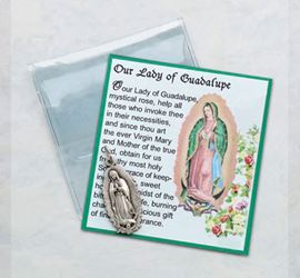 Our Lady of Guadalupe Pocket Token in Prayer Folder