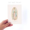 Our Lady of Guadalupe Pray for Us 5x7 Art Print