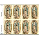 Our Lady of Guadalupe Print Your Own Prayer Cards - 25 Sheet