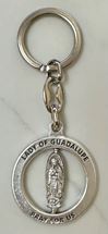 Our Lady of Guadalupe Spinner Keychain from Italy