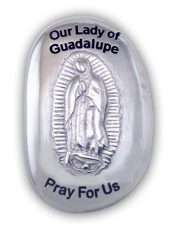 Our Lady of Guadalupe Thumb Stone