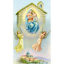 Our Lady of Loreto Paper Prayer Card, Pack of 100