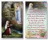 Our Lady of Lourdes 2.5" x 4.5" Laminated Prayer Card