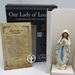 Our Lady of Lourdes 4" Statue with Prayer Card Set - 112586
