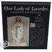 Our Lady of Lourdes 4" Statue with Prayer Card Set