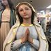 Our Lady of Lourdes 48" Full Color Fiberglass Statue from Italy - 122476