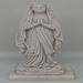 Our Lady of Lourdes 7" Alabaster Statue from Italy
