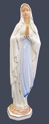 Our Lady of Lourdes Ceramic Statue
