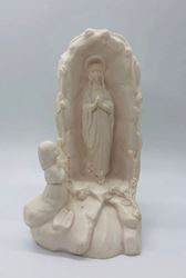 Our Lady of Lourdes Grotto 6" White Statue from Italy