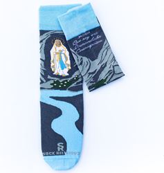 Our Lady of Lourdes Socks  - Adult