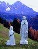 Our Lady of Lourdes and Bernadette Statue