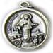Our Lady of Medjugorje 1" Oxidized Medal - 108887