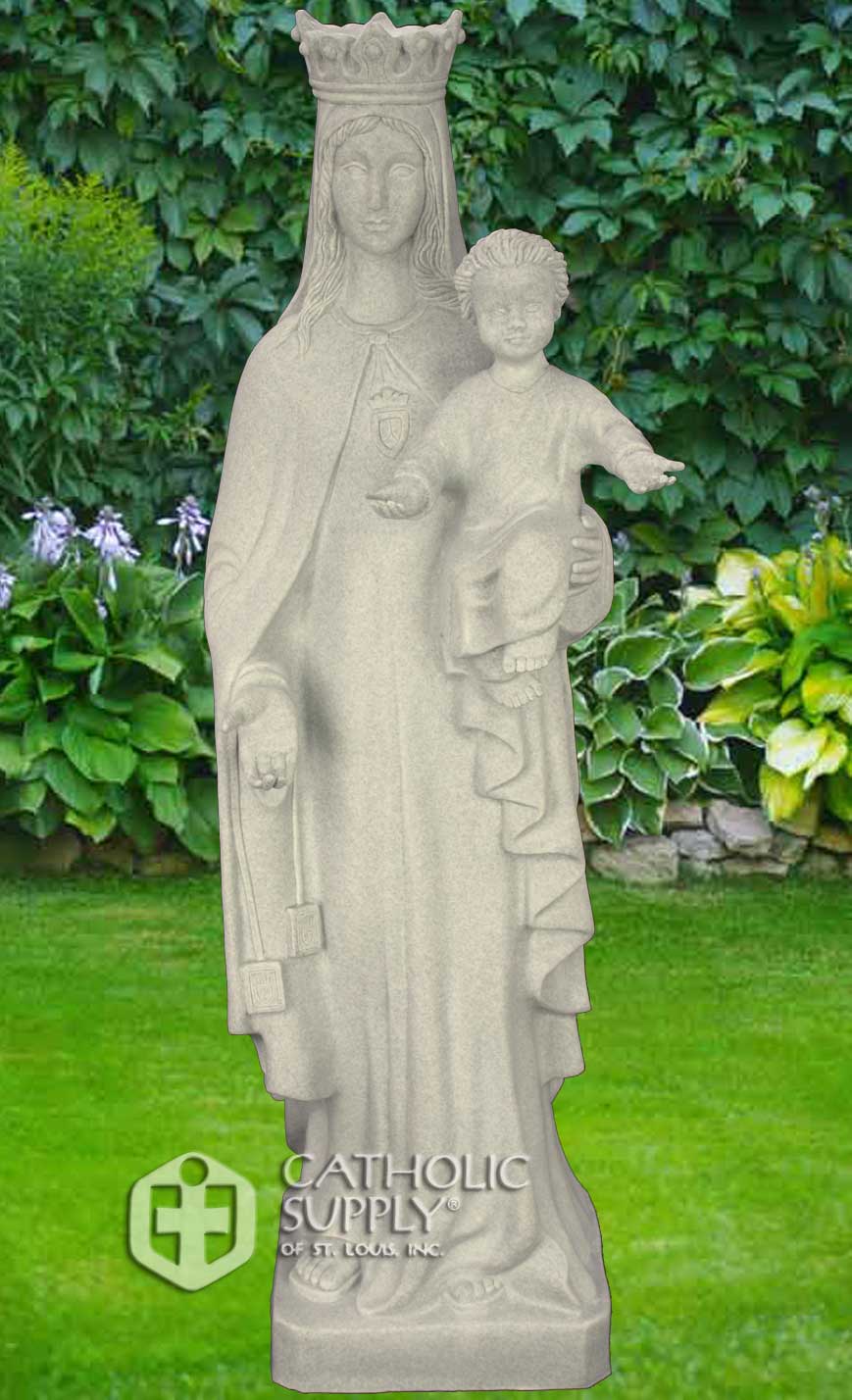 Our Lady of Mercy 24" Statue, Granite Finish