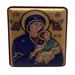 Our Lady of Perpetual Help 2.5" Standing Orthodox Icon with Wood