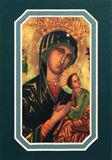 Our Lady of Perpetual Help 3.5" x 5" Matted Print