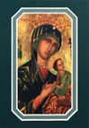 Our Lady of Perpetual Help 3.5" x 5" Matted Print