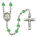 Our Lady of Perpetual Help Patron Saint Rosary, Square Crucifix