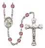 Our Lady of Providence Patron Saint Rosary, Scalloped Crucifix