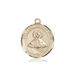 Our Lady of San Juan Necklace Solid Gold