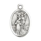 Our Lady of the Annunciation 1" Oxidized Medal - 25/Pack *SPECIAL ORDER - NO RETURN*