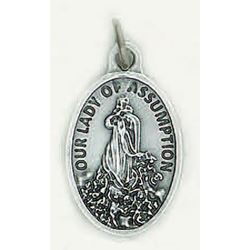  Our Lady of the Assumption 1" Oxidized Medal - 50/Pack *SPECIAL ORDER - NO RETURN* 