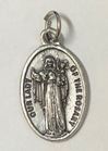 Our Lady of the Rosary 1" Oxidized Medal - 25/Pack *SPECIAL ORDER - NO RETURN*