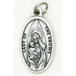 Our Lady of the Snows 1" Oxidized Medal - 50/Pack *SPECIAL ORDER - NO RETURN* 
