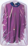 Clear Vinyl Vestment Cover (fits up to 66" Chasubles) *WHILE SUPPLIES LAST*