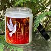 Peace Dove 8oz Glass Candle - Balsam & Cedar Scent
