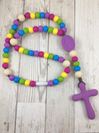 Pastel Rainbow Soft Rosary