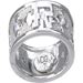 Pater Nostre Sterling Silver Rosary Ring, Size 8 - 112269
