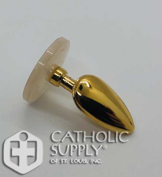 Pear Shaped Stud Collar Button