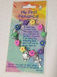 Penance Flower Bead Bracelet