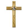 Personalized Girl First Communion 10" Maple Wood/Brass Wall Cross *SHIPS DIRECT - SPECIAL ORDER NO RETURN*