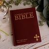 Personalized Illustrated Children's First Catholic Bible - Maroon
