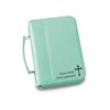 Personalized Mint Green Leather Bible Cover - Small
