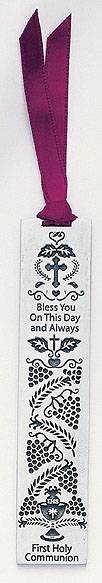 Pewter First Communion Bookmark